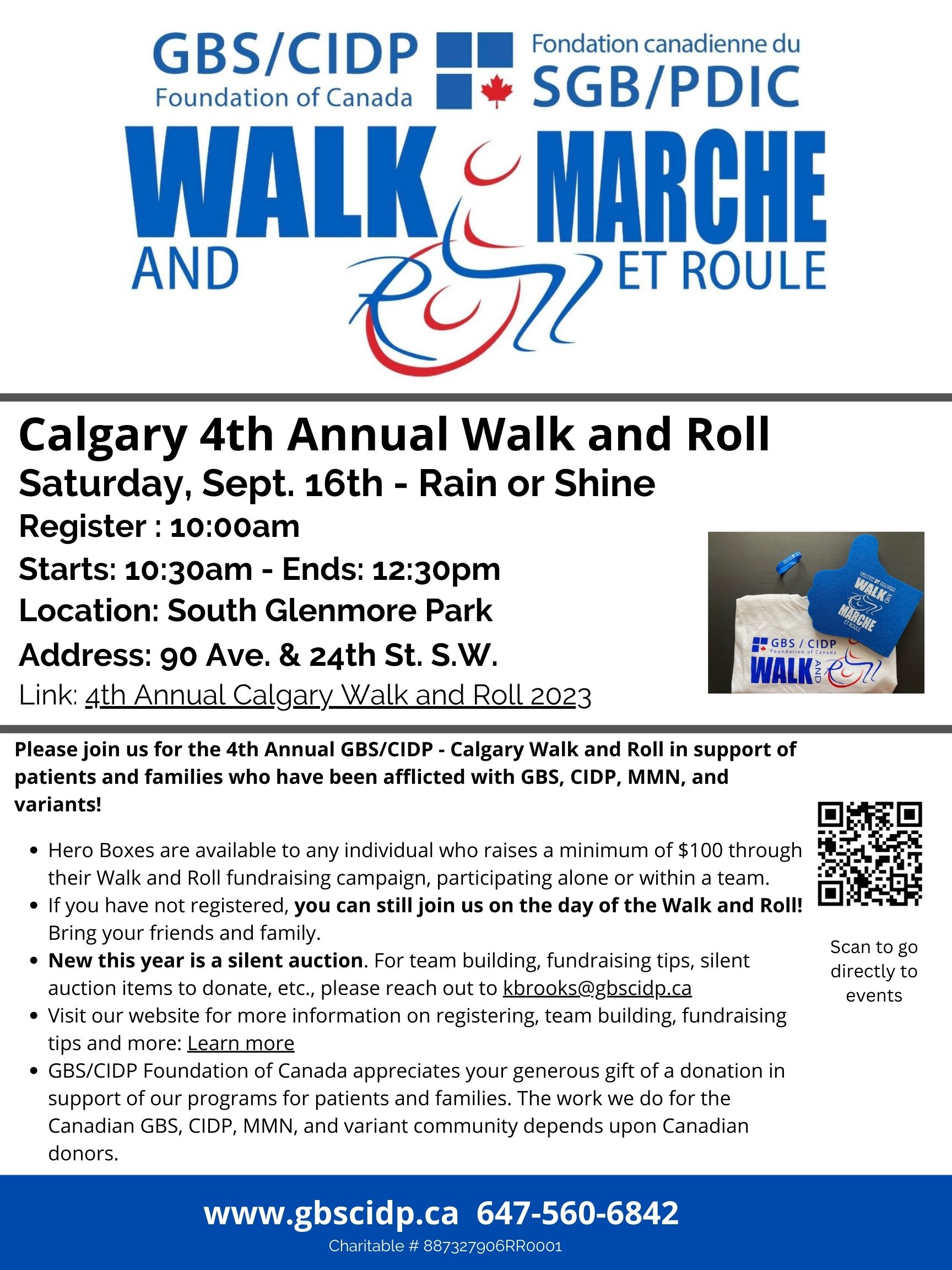 Walk and Roll Calgary GBS/CIDP Foundation of Canada